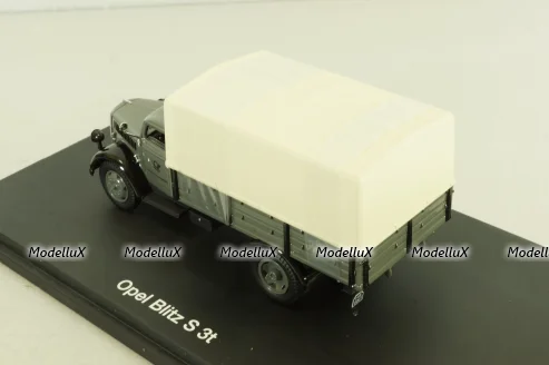 Opel Blitz S 3t "Deutsche Bundespost" telecommunications services, grey, Schuco 1:43