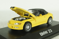 BMW Z3 Softtop yellow, Schuco 1:43