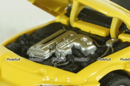 BMW Z3 Softtop yellow, Schuco 1:43