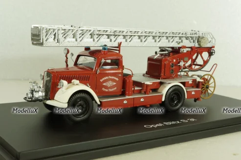 Opel Blitz S 3t Metz DL18 Feuerwehr Theimer 1955, 03071, Schuco 1:43