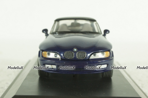 BMW Z3 Softtop blue, Schuco 1:43