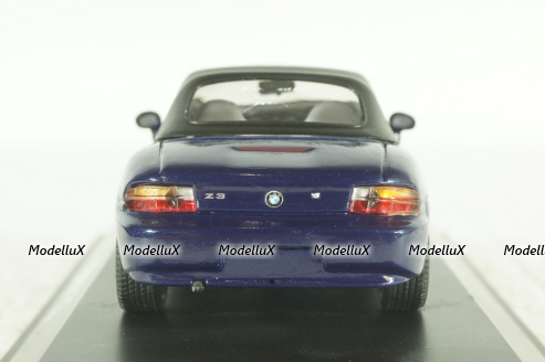BMW Z3 Softtop blue, Schuco 1:43