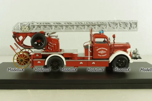 Opel Blitz S 3t Metz DL18 Feuerwehr Theimer 1955, 03071, Schuco 1:43