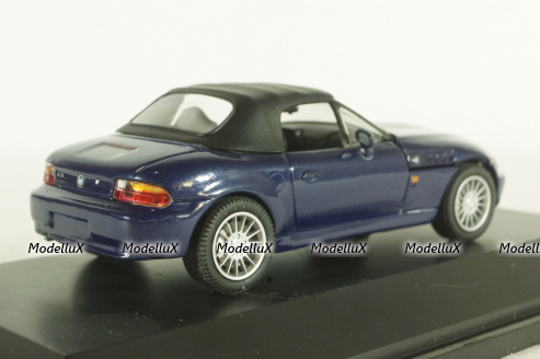 BMW Z3 Softtop blue, Schuco 1:43