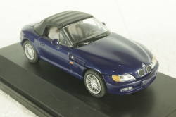 BMW Z3 Softtop blue, Schuco 1:43