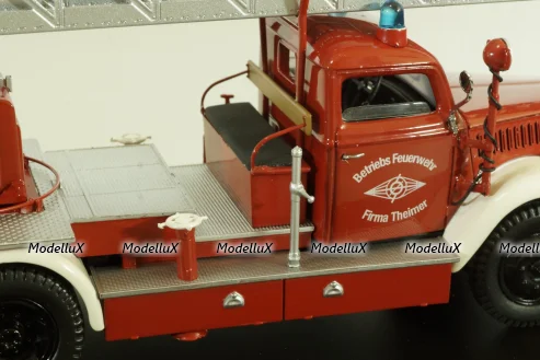 Opel Blitz S 3t Metz DL18 Feuerwehr Theimer 1955, 03071, Schuco 1:43