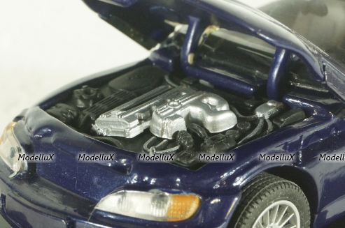 BMW Z3 Softtop blue, Schuco 1:43