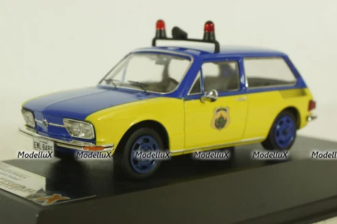 Volkswagen Brasilia Polizia Rodoviaria Federal, VW Brasilia 1975, PRD237, PremiumX 1:43