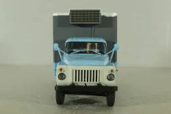 ШЗСА-3716(53) "Яйца, цыплята" на шасси Газ-53, голубой/серый Автоистория 1:43