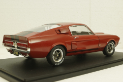 Shelby GT500 1967 red with black stripes, S1802909, Solido 1:18