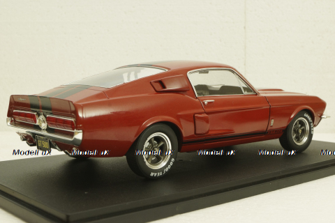 Shelby GT500 1967 red with black stripes, S1802909, Solido 1:18