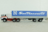 Mercedes NG2232 с полуприцепом Fruehauf Savoyarde Sovtransavto, SSM1558, SSM 1:43