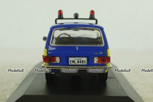 Volkswagen Brasilia Polizia Rodoviaria Federal, VW Brasilia 1975, PRD237, PremiumX 1:43