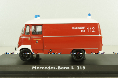 Mercedes L 319 bus Feuerwehr Baden, 03351, Schuco 1:43