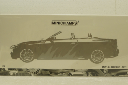 BMW M4 Cabriolet 2020 Grey Metallic, 110021032, Minichamps 1:18