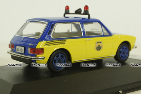 Volkswagen Brasilia Polizia Rodoviaria Federal, VW Brasilia 1975, PRD237, PremiumX 1:43