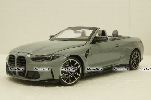 BMW M4 Cabriolet 2020 Grey Metallic, 110021032, Minichamps 1:18