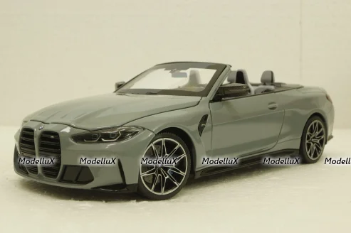 BMW M4 Cabriolet 2020 Grey Metallic, 110021032, Minichamps 1:18