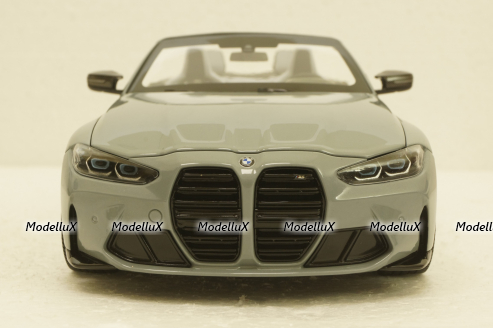 BMW M4 Cabriolet 2020 Grey Metallic, 110021032, Minichamps 1:18