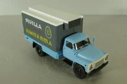 ШЗСА-3716(53) "Яйца, цыплята" на шасси Газ-53, голубой/серый Автоистория 1:43