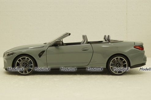 BMW M4 Cabriolet 2020 Grey Metallic, 110021032, Minichamps 1:18