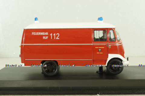 Mercedes L 319 bus Feuerwehr Baden, 03351, Schuco 1:43