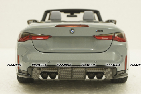 BMW M4 Cabriolet 2020 Grey Metallic, 110021032, Minichamps 1:18