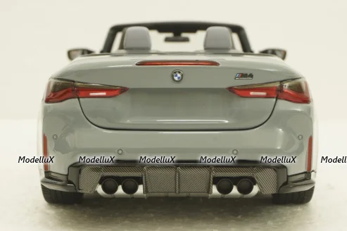 BMW M4 Cabriolet 2020 Grey Metallic, 110021032, Minichamps 1:18