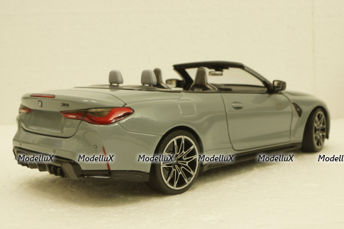 BMW M4 Cabriolet 2020 Grey Metallic, 110021032, Minichamps 1:18