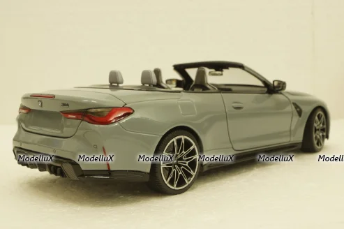 BMW M4 Cabriolet 2020 Grey Metallic, 110021032, Minichamps 1:18