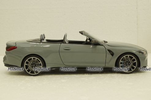 BMW M4 Cabriolet 2020 Grey Metallic, 110021032, Minichamps 1:18