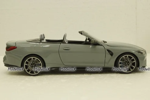 BMW M4 Cabriolet 2020 Grey Metallic, 110021032, Minichamps 1:18