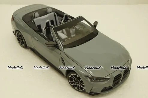 BMW M4 Cabriolet 2020 Grey Metallic, 110021032, Minichamps 1:18