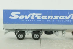 Mercedes NG2232 с полуприцепом Fruehauf Savoyarde Sovtransavto, SSM1558, SSM 1:43