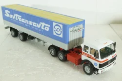 Mercedes NG2232 с полуприцепом Fruehauf Savoyarde Sovtransavto, SSM1558, SSM 1:43