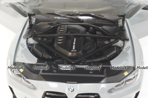 BMW M4 Cabriolet 2020 Grey Metallic, 110021032, Minichamps 1:18