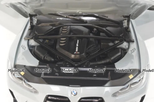 BMW M4 Cabriolet 2020 Grey Metallic, 110021032, Minichamps 1:18