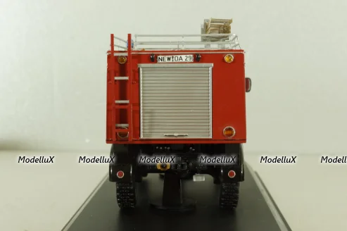 Mercedes Unimog 406 4x4  Feuerwehr Weiherhammer, B66042529, Schuco 1:43 (Без картонной коробки)