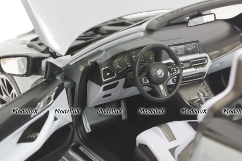 BMW M4 Cabriolet 2020 Grey Metallic, 110021032, Minichamps 1:18