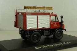Mercedes Unimog 406 4x4  Feuerwehr Weiherhammer, B66042529, Schuco 1:43 (Без картонной коробки)