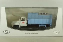 КО-413(53) мусоровоз на шасси Газ-53, серый/голубой, SSM1525, SSM 1:43