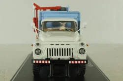 КО-413(53) мусоровоз на шасси Газ-53, серый/голубой, SSM1525, SSM 1:43
