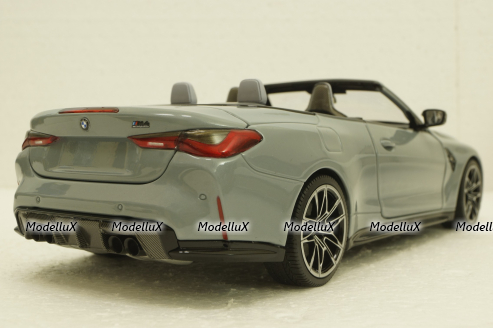BMW M4 Cabriolet 2020 Grey Metallic, 110021032, Minichamps 1:18