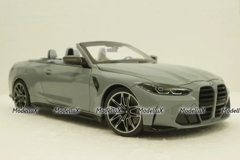 BMW M4 Cabriolet 2020 Grey Metallic, 110021032, Minichamps 1:18