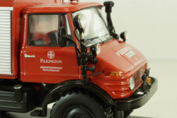 Mercedes Unimog 406 4x4  Feuerwehr Weiherhammer, B66042529, Schuco 1:43 (Без картонной коробки)