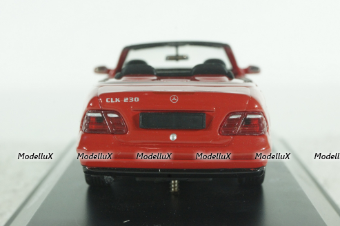 Mercedes CLK230 Cabriolet (A208), 1998 red, Schuco 1:43