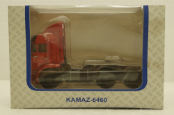 Камаз-6460 седельный тягач (со спойлером), красный, 102743, АвтоИстория 1:43