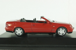 Mercedes CLK230 Cabriolet (A208), 1998 red, Schuco 1:43