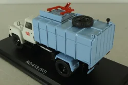 КО-413(53) мусоровоз на шасси Газ-53, серый/голубой, SSM1525, SSM 1:43