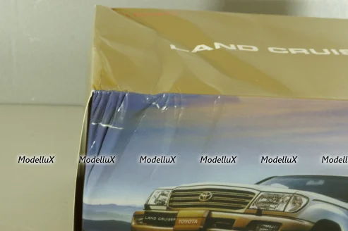 Toyota Land Cruiser 100, 2003 green, Paudi 1:18